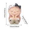 Girl Flower Pot Plant Container Flowerpot Creative, Cute, Home Decor Resin Plant