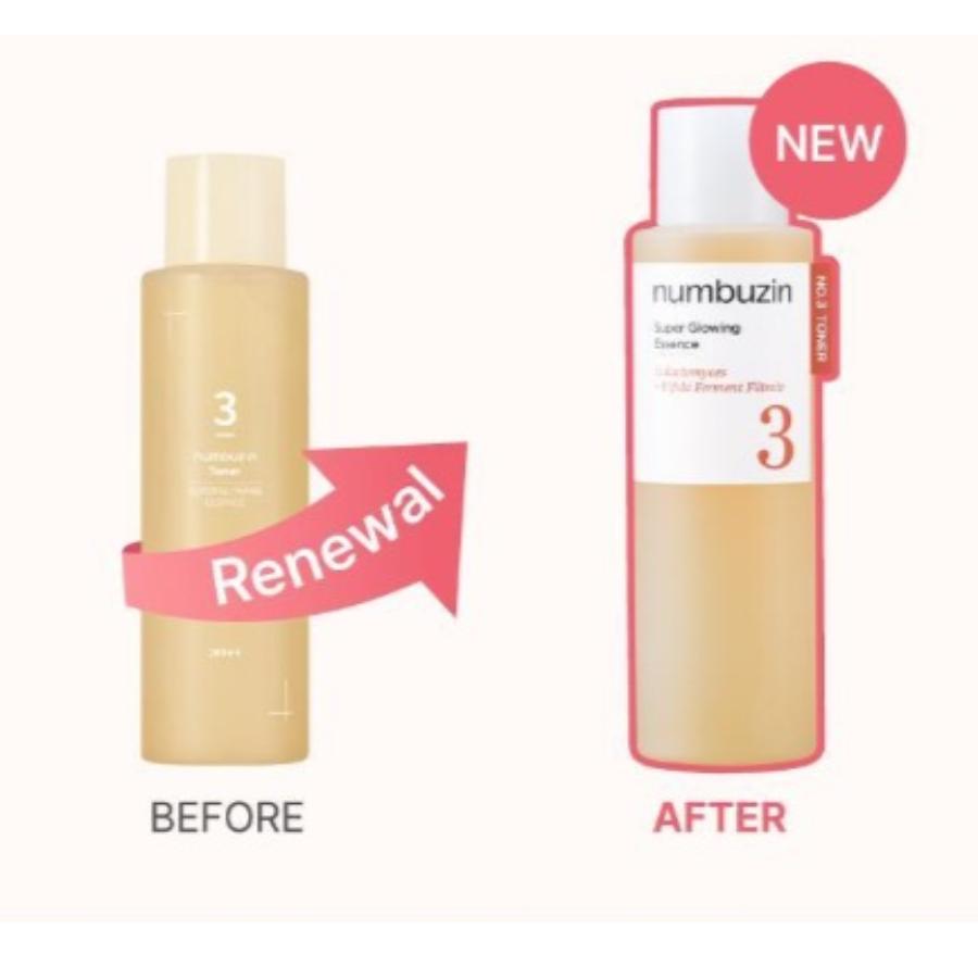 NUMBUZIN No. 3 Super Glowing Essence Toner 300mL