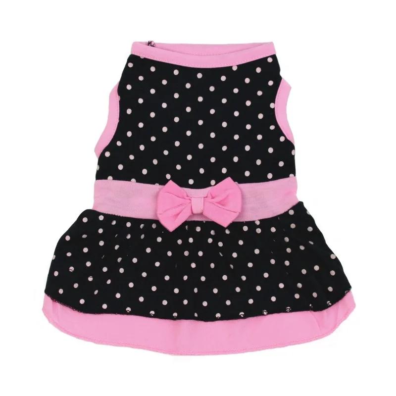 

Cat Dog Dress Summer Dog Clothes Puppy Yorkie Clothing Chihuahua Poodle Pomeranian Schnauzer maltese Dog Clothing Wedding Dress XL чёрный