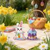 Cupcake Holder Cardboard Versatile Pastries Holder Double Layer Dessert Tower Display For Birthday Festival Wedding Decoration, Egg Shape