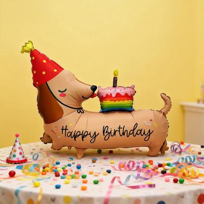 Baloane Câine Extra Mari Supradimensionate Gonflabile Balon Câine Teckel pentru Petrecere de Zi Ziua Jocului în Aer Liber Decorațiuni Utilizare Interioară Exterioară