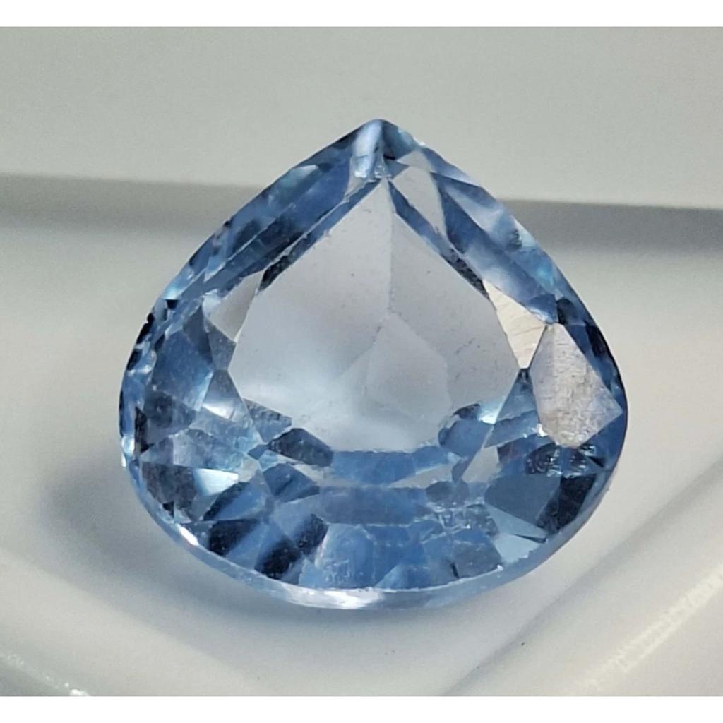 Natural Sky Blue Aquamarine Pear Cut 7-9 Ct Stunning Certified Loose Gemstone