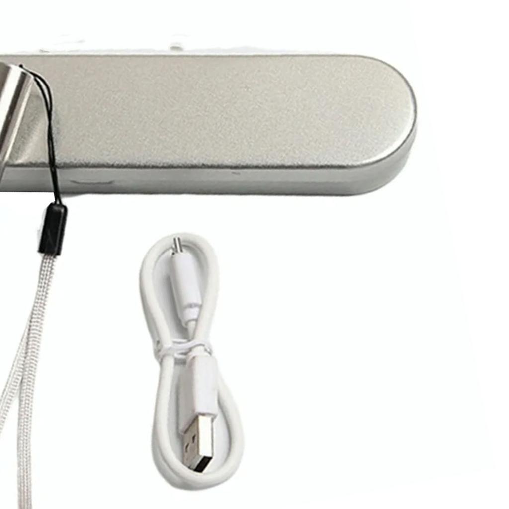 Gelbe Stiftlampe Taschenlampe 60LM Helligkeit USB Wiederaufladbar Edelstahl Krankenschwester Stiftlampe mit