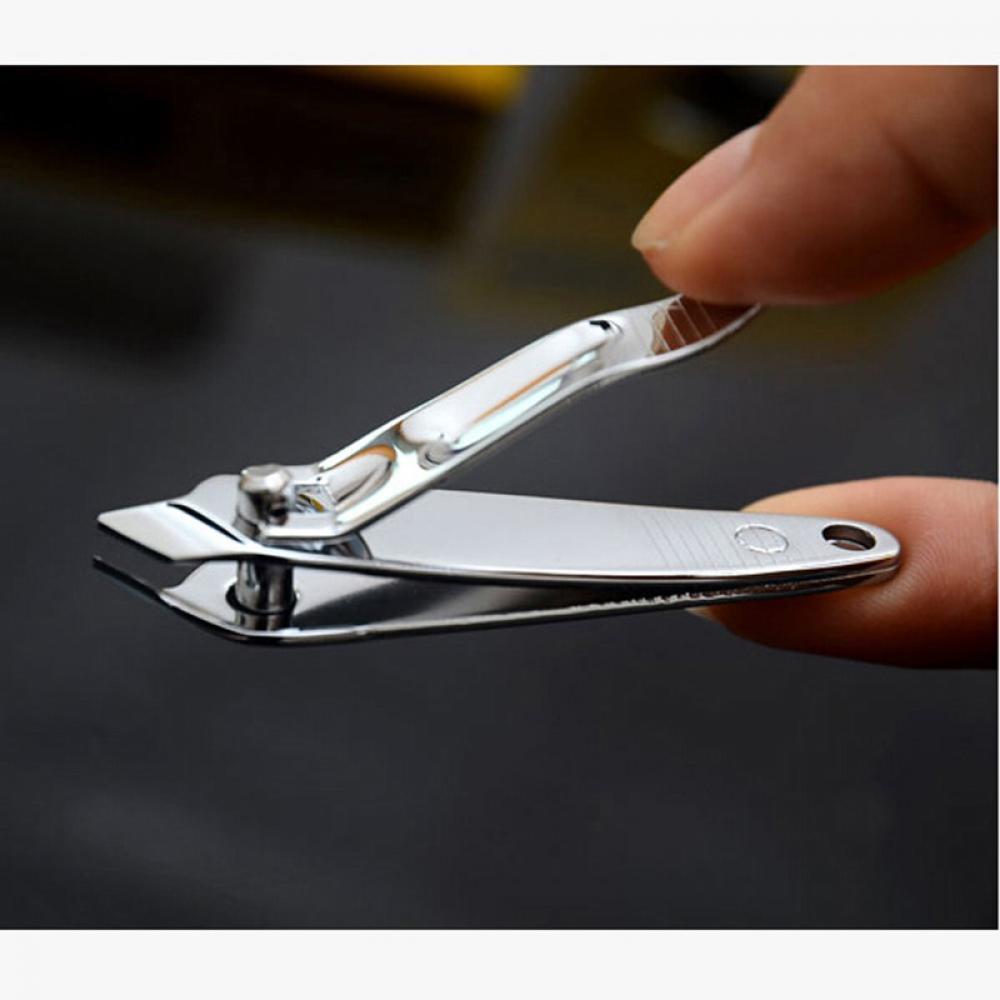 Stainless Steel Bevel Nail Clipper Cutter Professional Manicure Trimmer Slant Edge Finger Nail Clipper Pedicure Manicure Tools