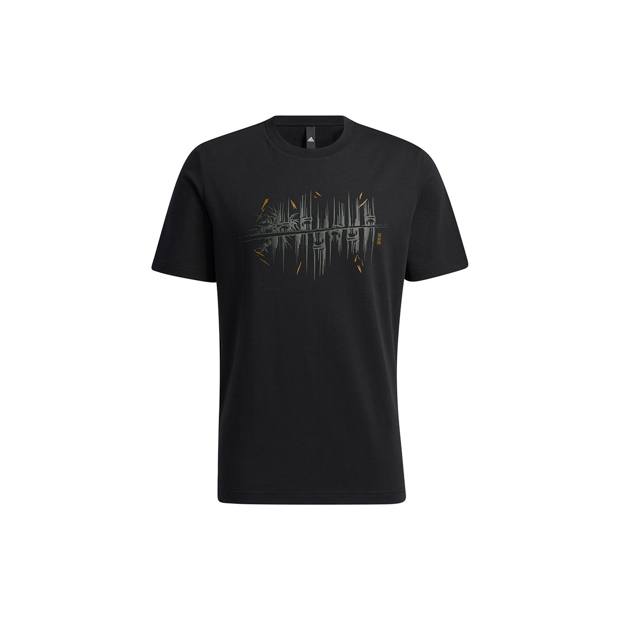 

Adidas Story Tee Martial Arts Series Спортивная футболка с круглым вырезом и короткими рукавами с принтом Мужские топы Черный H39322