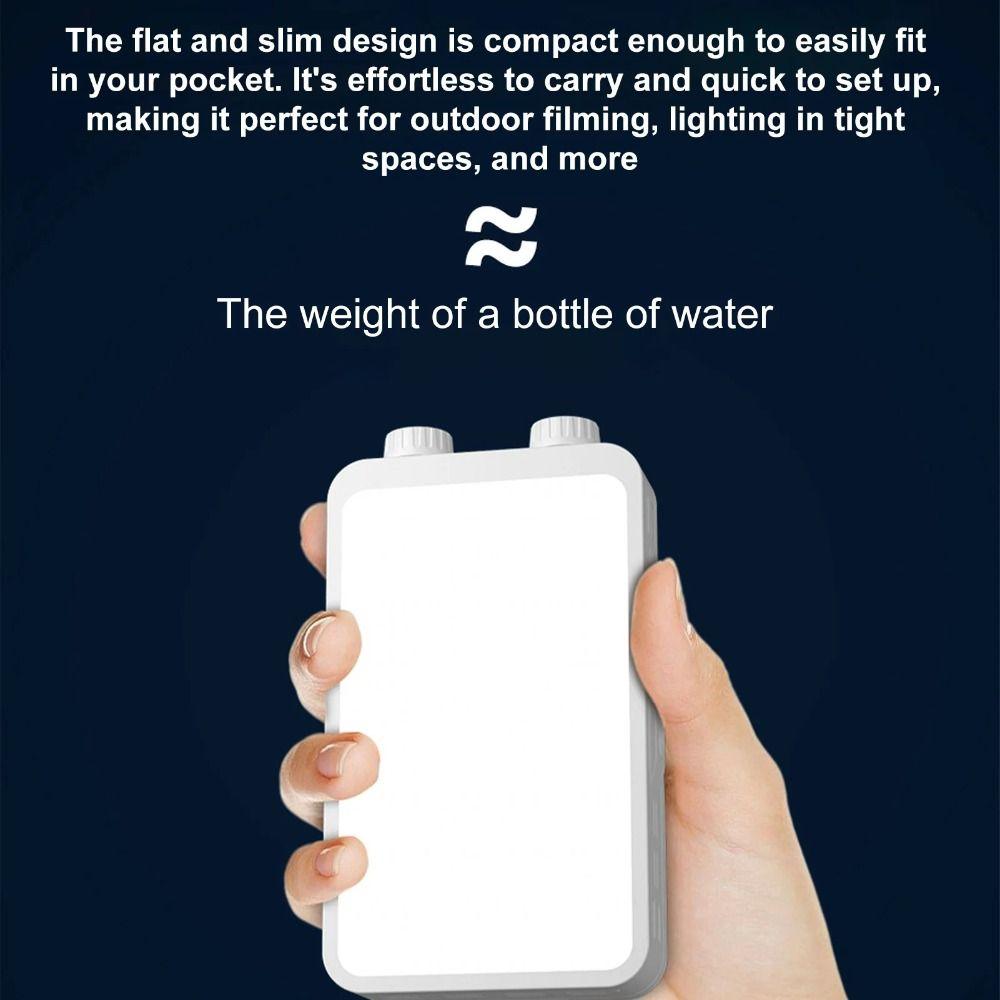 40W Power Handheld Fill Light With Fan Camera Top Light Portable Selfie Lamp  Selfie Lighting