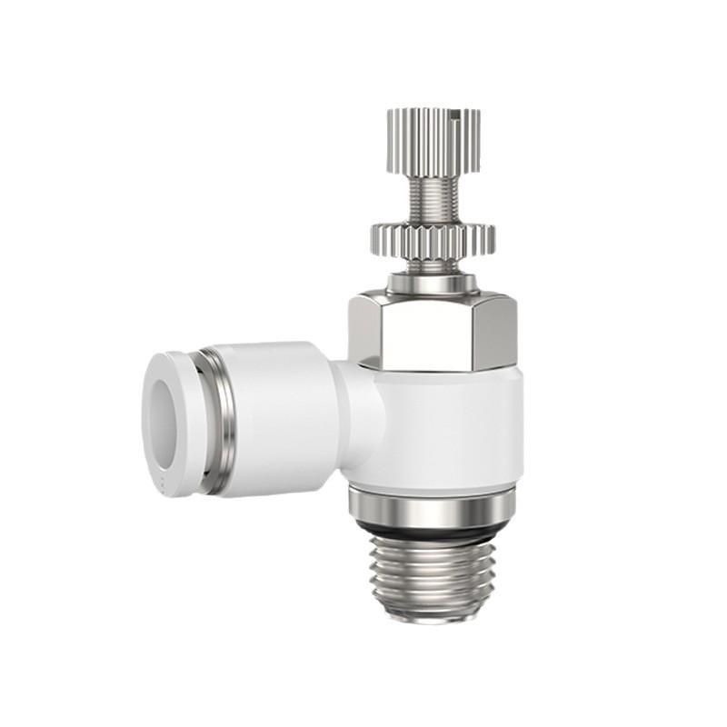 Pneumatyczny regulowany zawór dławiący serii SL (4/6/8/10/12) dla złącza rurki pneumatycznej i cylindra