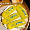 Moldable Butter Stick Squishy Toy Vaseline Filled Stress Relief Butter Cheese Bar Squeeze Fidget Toy Decompression Vent Toy