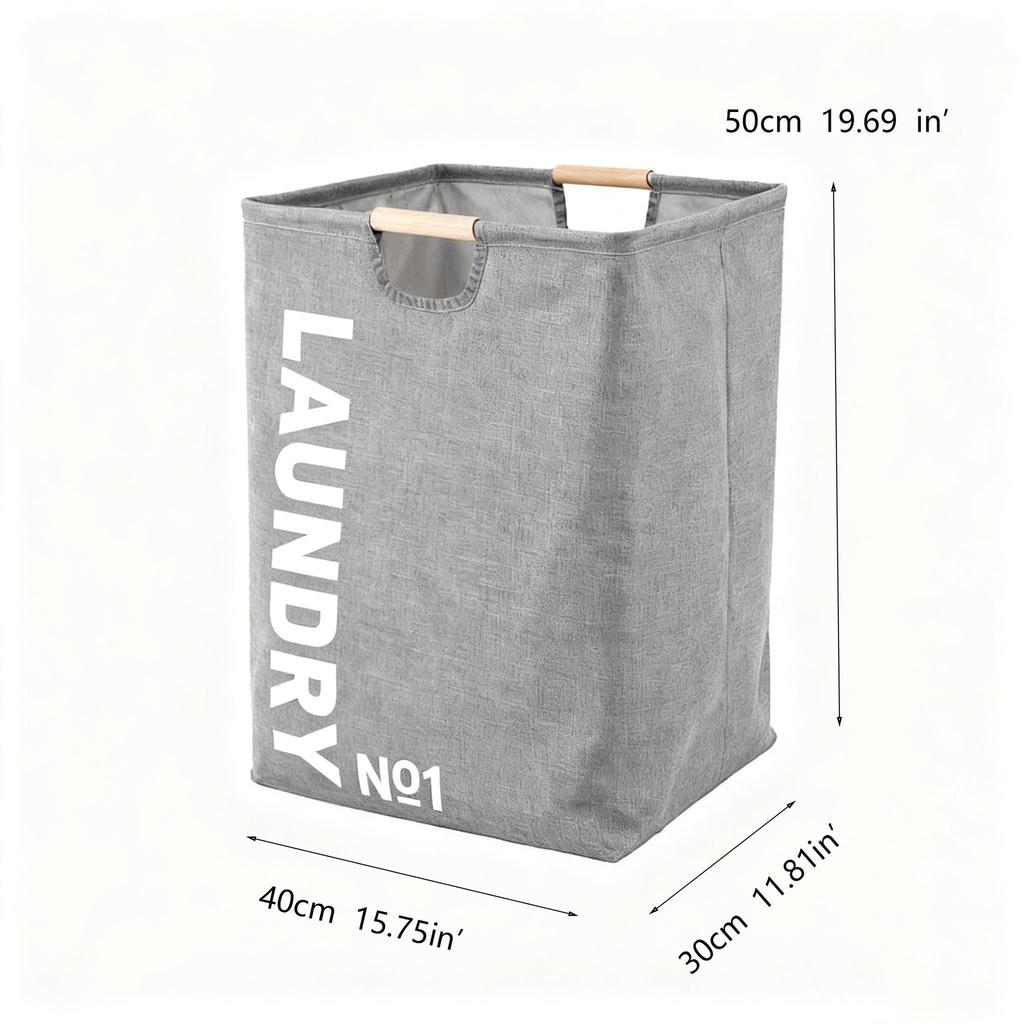 Foldable Laundry Basket Large Capacity Clothes Hamper Waterproof Storage Bin with Handles for Bathroom Dorm Home