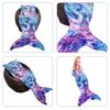 Mädchen Meerjungfrau Schlafsack Flanell Weich Pyjama Meerjungfrau Kostüm Rollenspiel Geburtstagsgeschenk Outdoor Camping Tragbarer Schlafsack