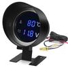 AD Motorcycle Car Modified Water Temperature Meter Voltmeter 12V 24V Waterproof Digital Gauge With Water Temp Sensor 10mm
