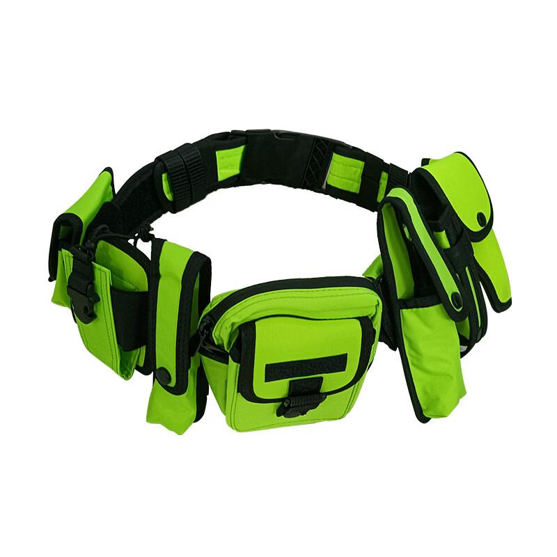 Lieve Fluorescent Multi-functional Security Duty Belt 8-Piece Set