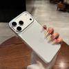 Ultra Thin Transparent Orange Phone Case For iPhone 17 Pro Max 17 Air 16 15 14 13 12 Acrylic PC Slim Plating Hard Cover