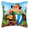 Federe Cuscino Carine Asterix E O-Obelix Cartone Animato Divano Decorativo Casa Stampa Double-sided Peluche Corto Federa Cuscino Carina