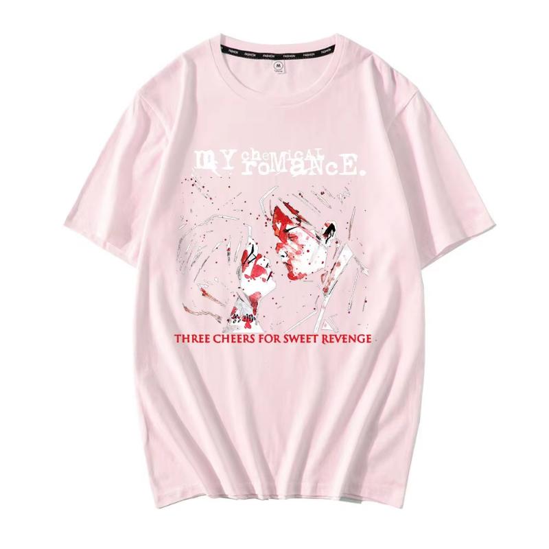 Hot Sale Couple Tshirts My Chemical Romance Mcr Dead Emo Popular Style 100% Polyester T-shirts Fashion Funny Comfortable T-shirt