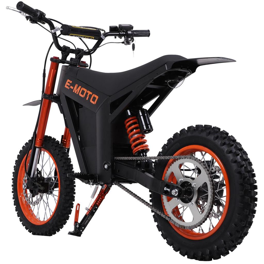 FREEBOY Y01 Elektrisches Motorrad für Erwachsene 48V 20,8Ah Akku 1500W Motor 12 Zoll Geländereifen All-Terrain Elektrisches Moped für Fahrten im Freien im Gelände