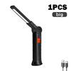 Magnetic Base COB Light 360°Rotate Car Repair Home Garage Emergency Camping Rechargeable Work Lights LED Folding Flashlight With