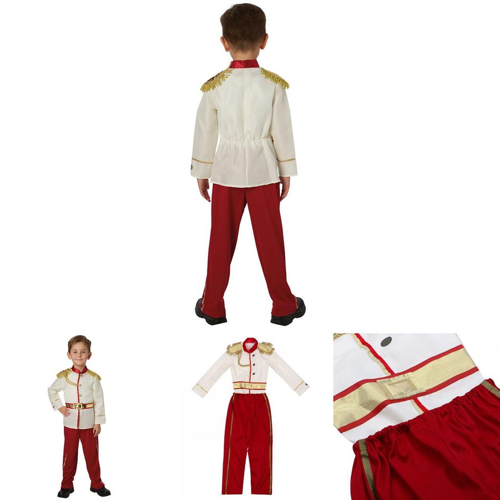 Enchanting Anime Snow White Boy Prince Charming Cosplay Costume For Christmas Masquerade