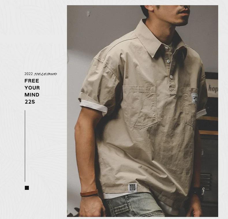 Men's Summer 2022 Trendy Brand Polo T-Shirt, Short-Sleeved, Half-Sleeved Collar