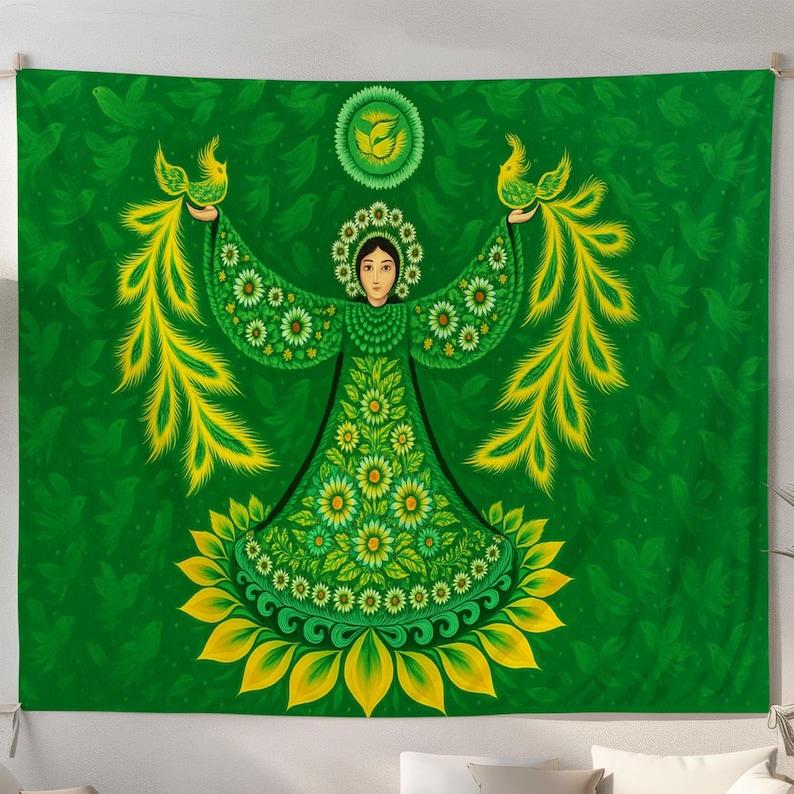 Goddess Spiritual Folk tapestry 75x100 чёрный