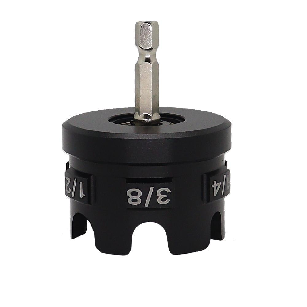 Aluminium Alloy Hex Shank Nut Driver for 1/4", 3/8", and 1/2" Threaded Rods, Fast Nut and Bolt Removal for Conduit Racks, Strut