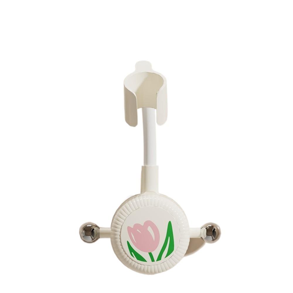 

Wall Mounted Shower Bracket Tulip Bathroom Hook New Storage Rack Household Supplies білий