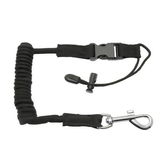 Kajakkåre Leash Kraftig Uttrekkbar Spiralformet Snor Båndstropp Anti-tapt Tau for Kajakkpadling Båtliv Kano Padlebrett Tilbehør