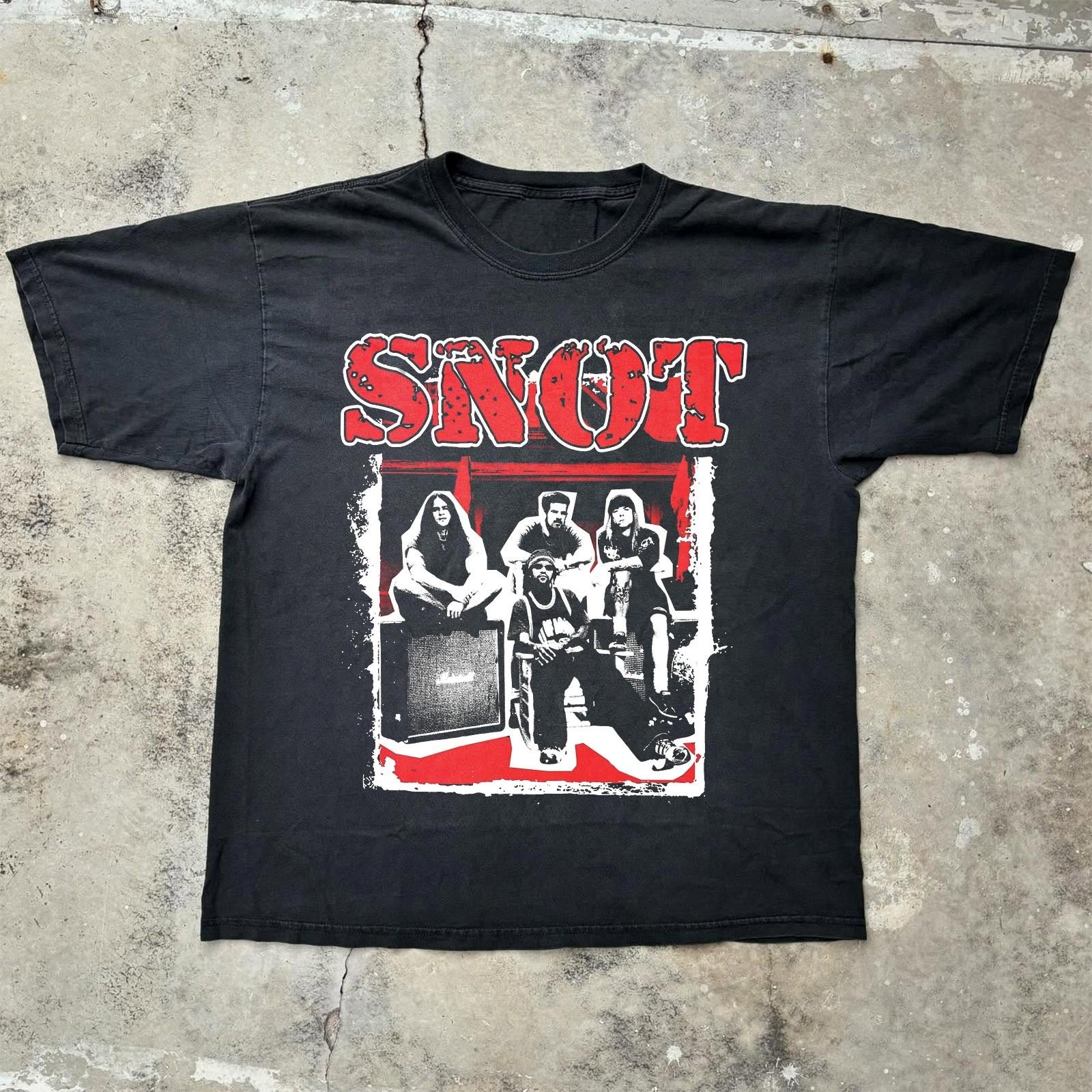 Snot Grunge Style Nu Metal Band Black Unisex T-shirt Size S-5XL S