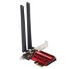 WiFi6 Wireless Network Card 1800Mbps Dual Band Desktop Gigabit Network Card Bluetooth5.2 PCIE Wireless Adapter for