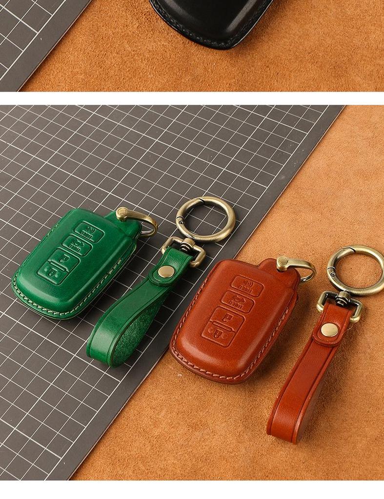Cross-Border Compatible Cowhide Key Bag for Toyota Avalon, Camry, Corolla, Highlander, RAV4
