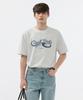 Deonseuteupomaen Wave Logo T-Shirt_Unisex_Udts5B125_Light Melange Gray