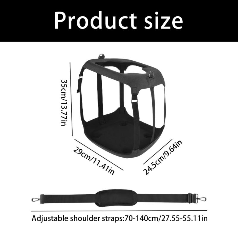 Speaker Cover Reinforced EVA Padding and Soft Lining Hollowed Design Includes Adjustable Carrying Strap for Encore 2