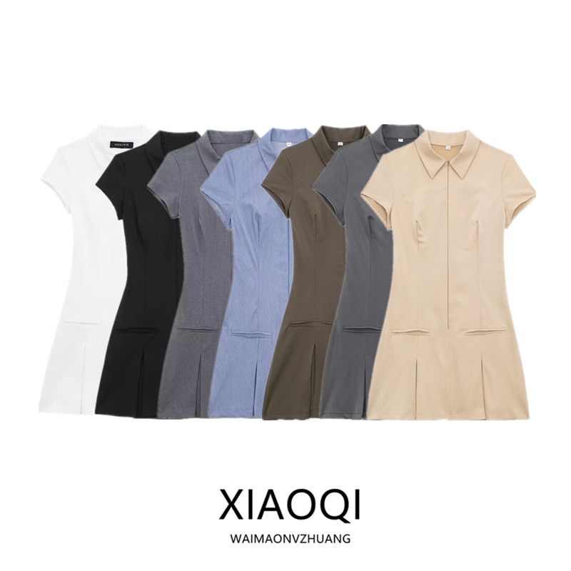 2024 Spring/Summer New Arrival Women's Clothing Silm Easiest for Match Stylish Wide Pleated Short Dress Short Skirt 8342303 802