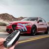 Kryt kľúča z uhlíkových vlákien ABS pre Alfa Romeo Giulia Stelvio 2017 2018