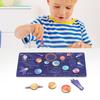 Wooden Solar System Assembling Matching Toy Astronomy Science Educational   Toy for Kids