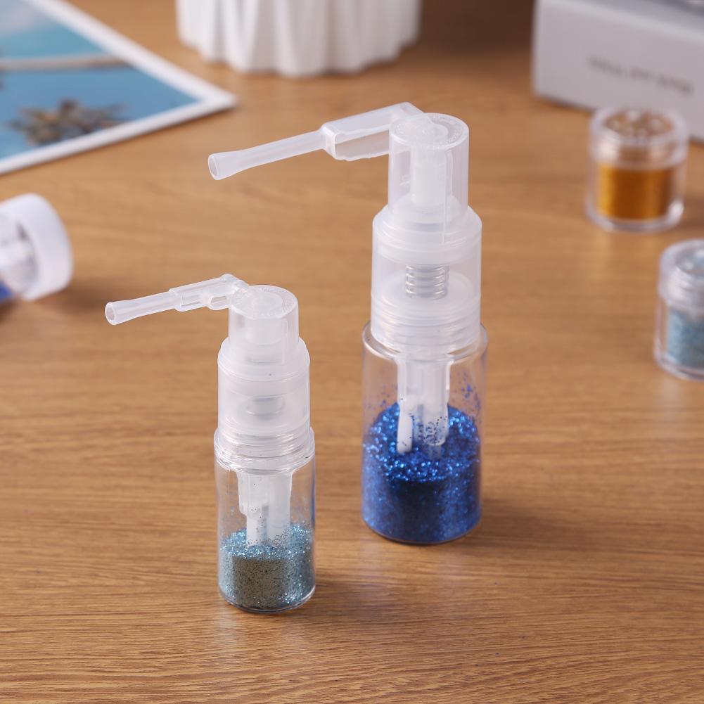 14/35ML Powder Spray Bottle Travel Spray Bottle Container Multi-Purpose Craft Glitter Spray Bottle Empty Clear Spray Bottle