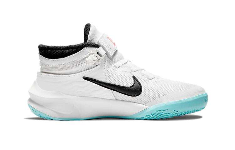 Nike Team Hustle D 10 Flyease Slip Resistant Cushioning Abrasion Resistant Breathable Low Top Basketball Shoes DD7302-102