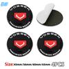 4pcs 45mm 56mm 60mm 65mm VOSSEN Logo Car Wheel Center Hub Caps Stickers Styling Accessories
