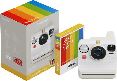 Polaroid Now Gen 3 Bianca + Pellicola a Colori ( 8 foto)