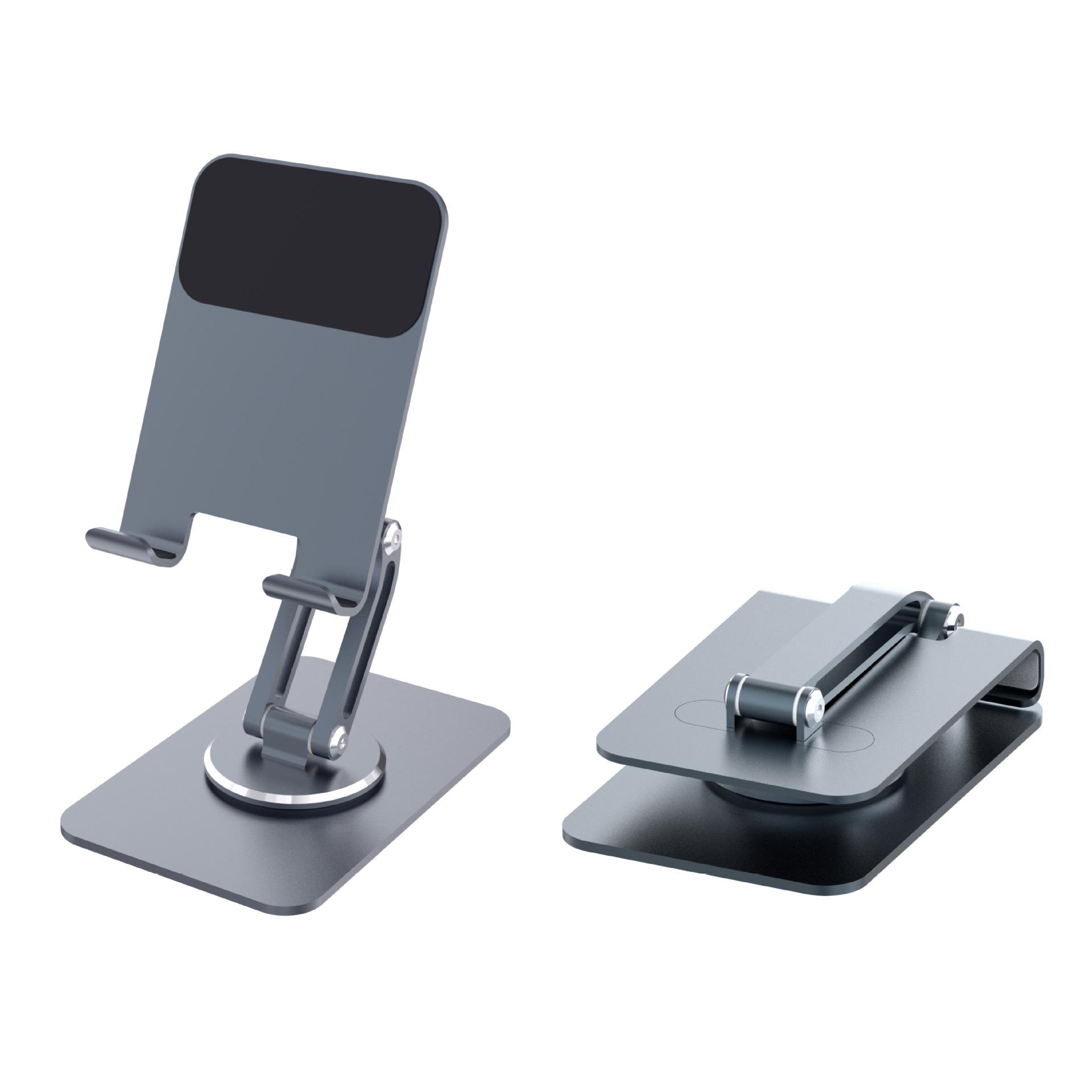 360° Rotating Aluminum Phone & Tablet Stand – Universal Telescopic Desktop Holder for Livestreaming Desktop Stand