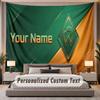 Custom Name Text Tapestry Werder Bremen FC Personalized Polyester Wall Tapestry For Bedroom And Room