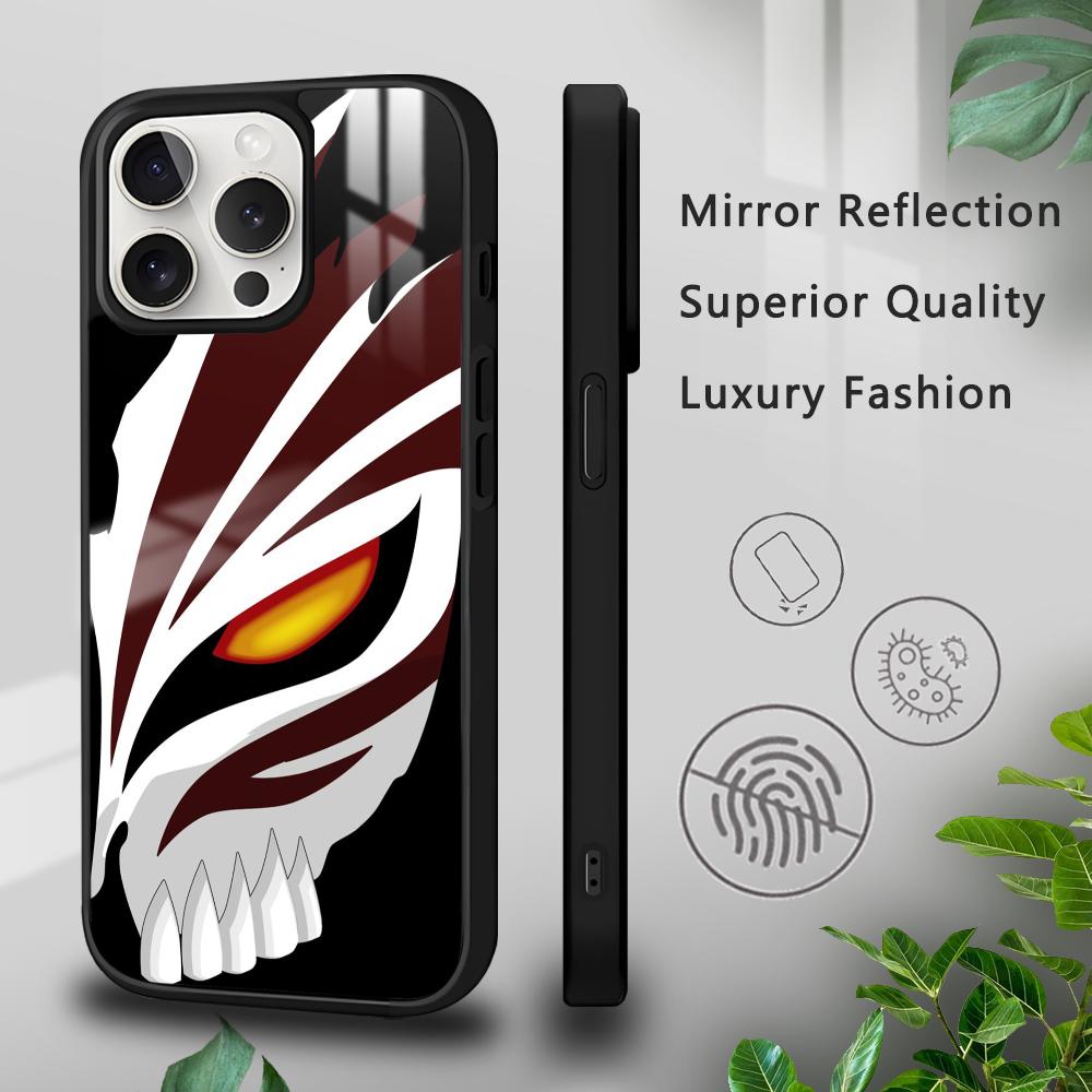 Anime Kurosaki Ichigo B-Bleach Phone Case For iPhone 16 15 14 13 12 11 Pro Xs Max Mini Plus Celulares Hard Funda