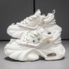 Men Chunky Sneakers Platform Shoes Outdoor Men Thick Sole Sports Shoes Lace Up Tennis Casual Shoe Height Increasing Male Shoes