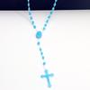 Luminous Catholic Christ Jesus Cross Plastic Rosary Crucifix Necklace Religious Church Decoration Wall Crosses Souvenirs Gifts