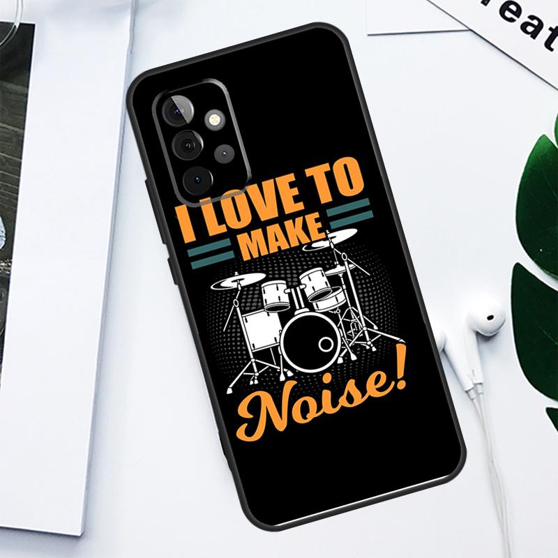 Drum Drummer Music DJ For Samsung Galaxy A13 A53 A33 A54 A34 A14 A55 A35 A15 A05 A06 A16 A22 A32 A52 Phone Case
