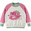 Girls' Strawberry Bear Knit Sweater