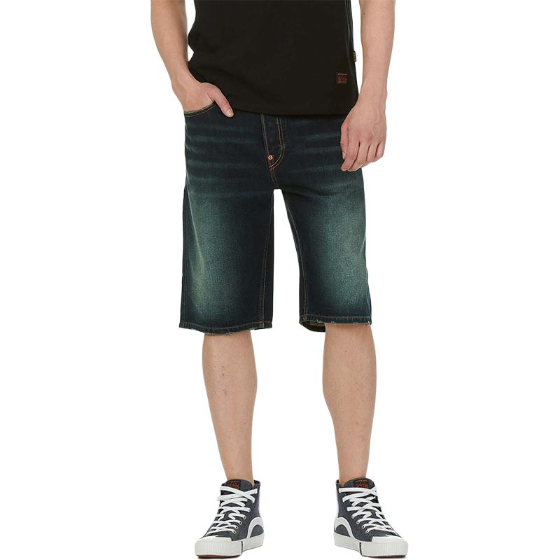 Evisu Denim Shorts Men's Blue Moderate 1ESHTM9DS246XX