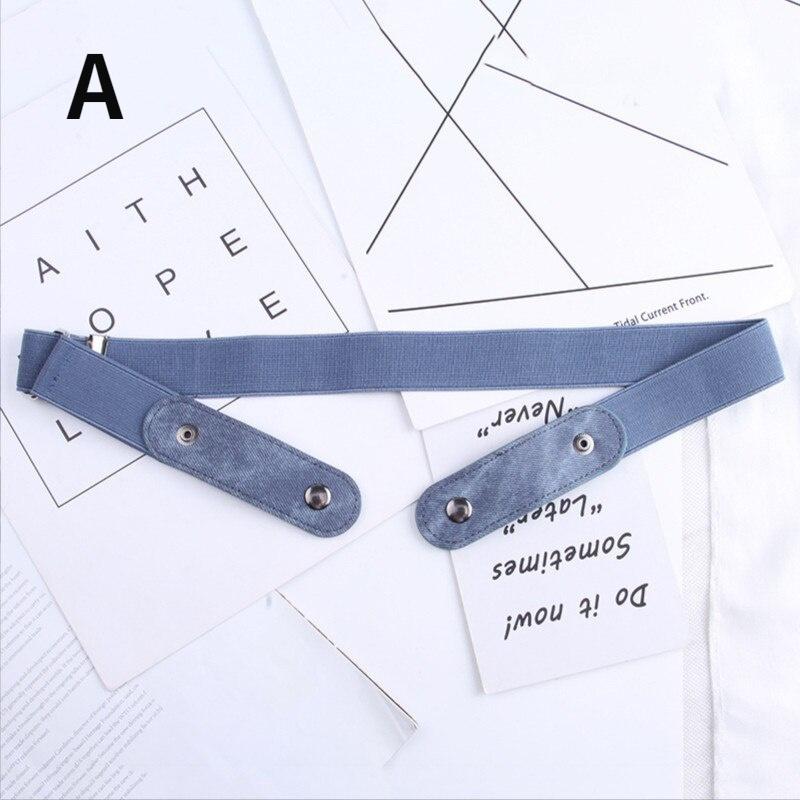 New Buckle-free Elastic Invisible Belt for Jeans Belt Without Buckle Easy Belts Women Men Stretch No Hole Belt