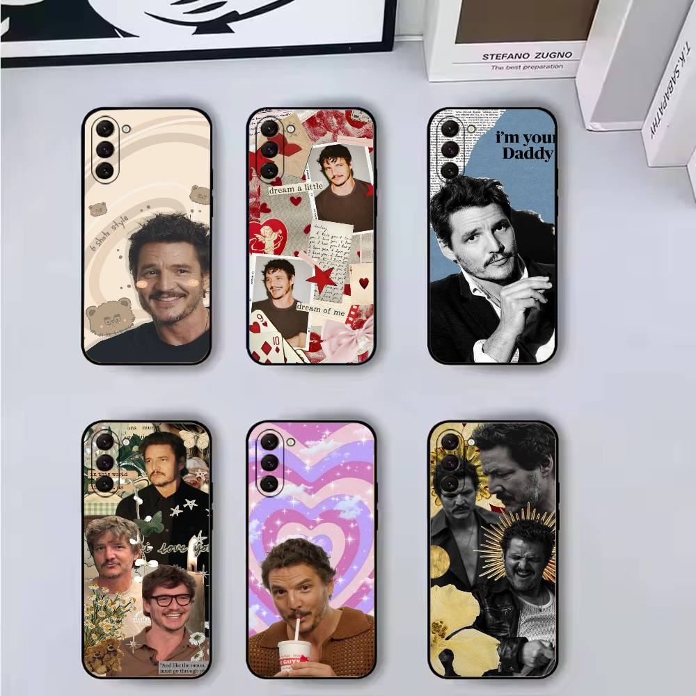 P-Pedro Pascal Actor Phone Case For Samsung Galaxy A73,A72,A71,A70,A53,A52,A51,Others Soft Black Cover