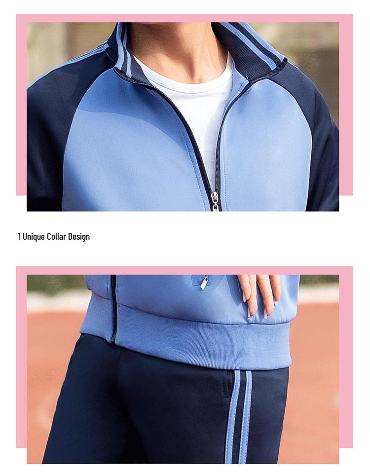 2020 School Student Uniform: Spring/Autumn Sports Casual Set with Class Group Custom Print
